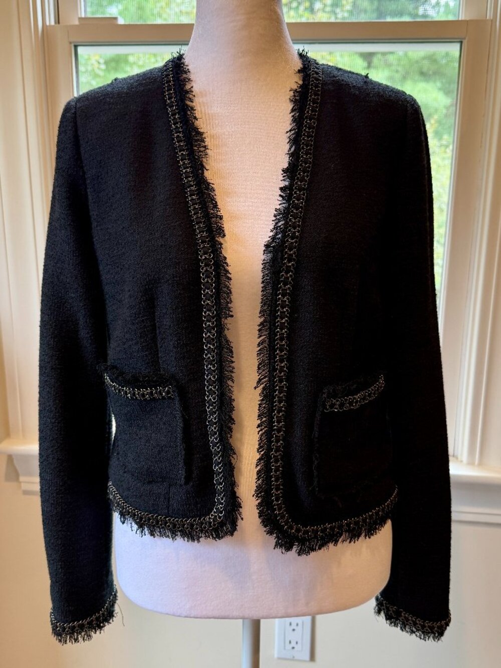 Rebecca Taylor Jacket, Size 0, Black